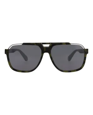 Aviator-Frame Acetate Sunglasses