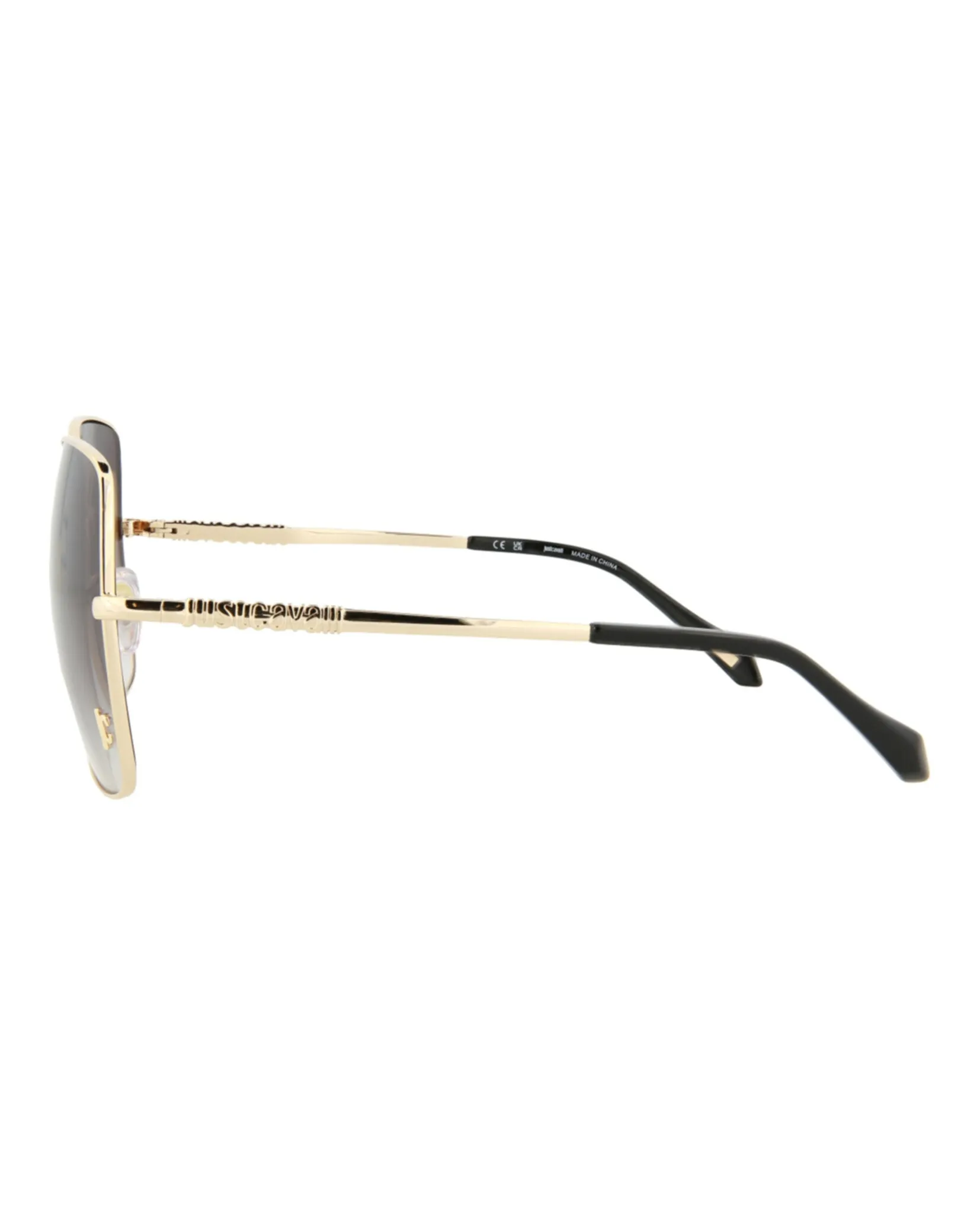 Aviator-Frame Metal Sunglasses