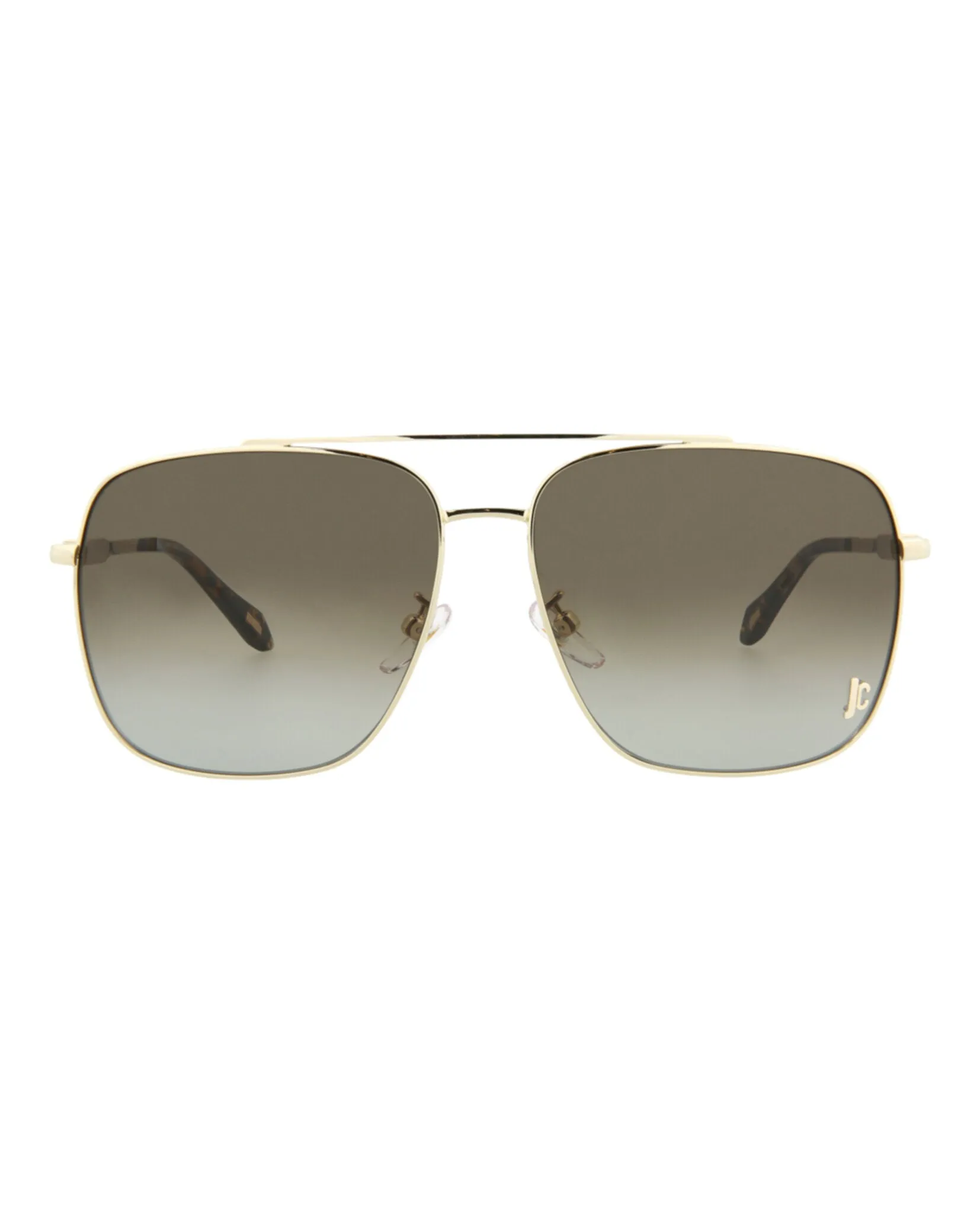 Aviator-Frame Metal Sunglasses