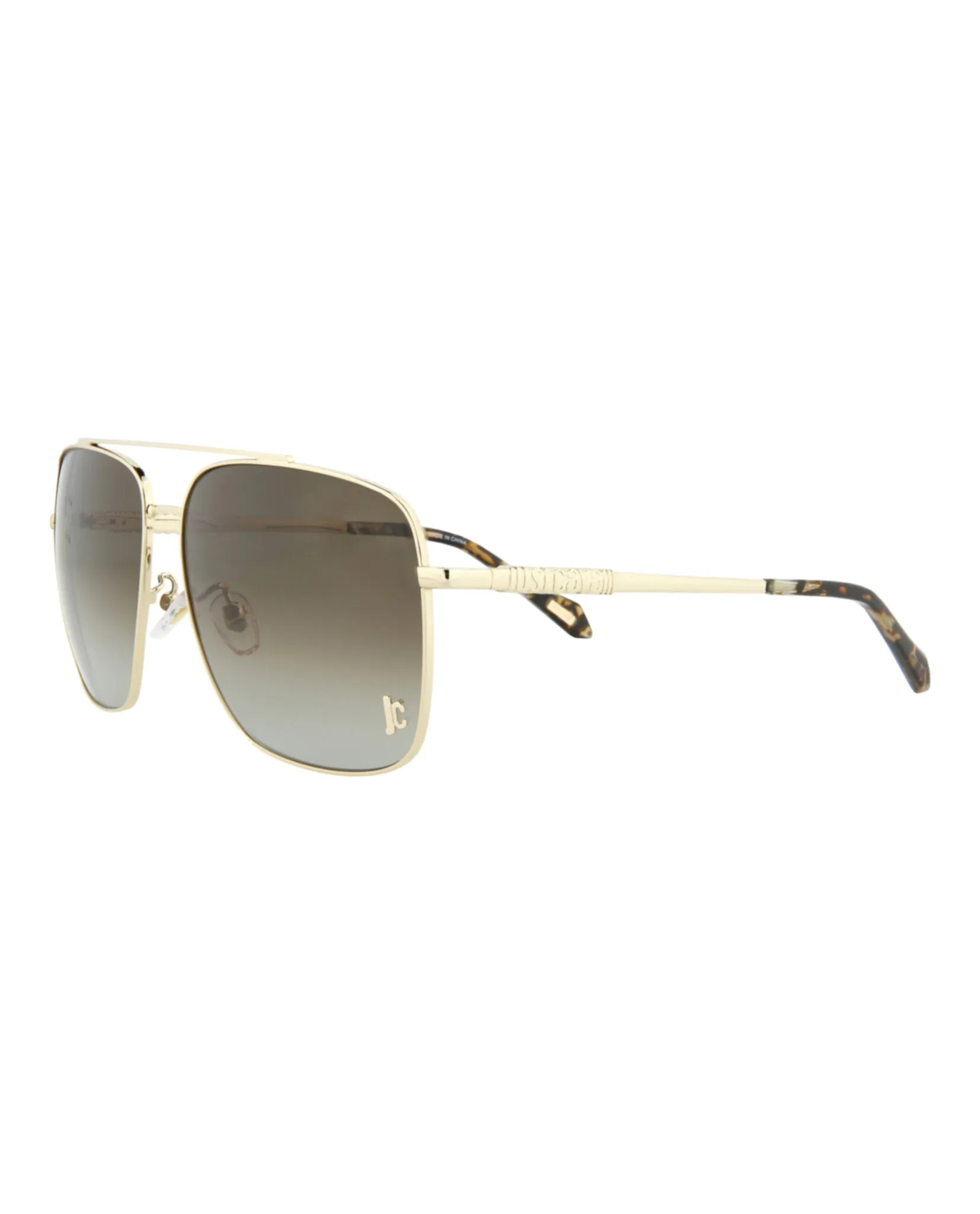 Aviator-Frame Metal Sunglasses