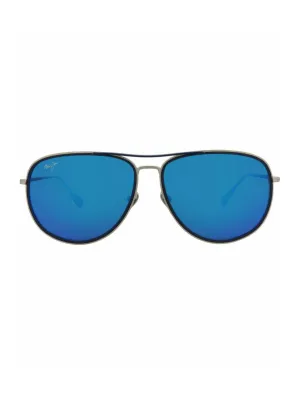 Aviator-Frame Titanium Nylon Sunglasses