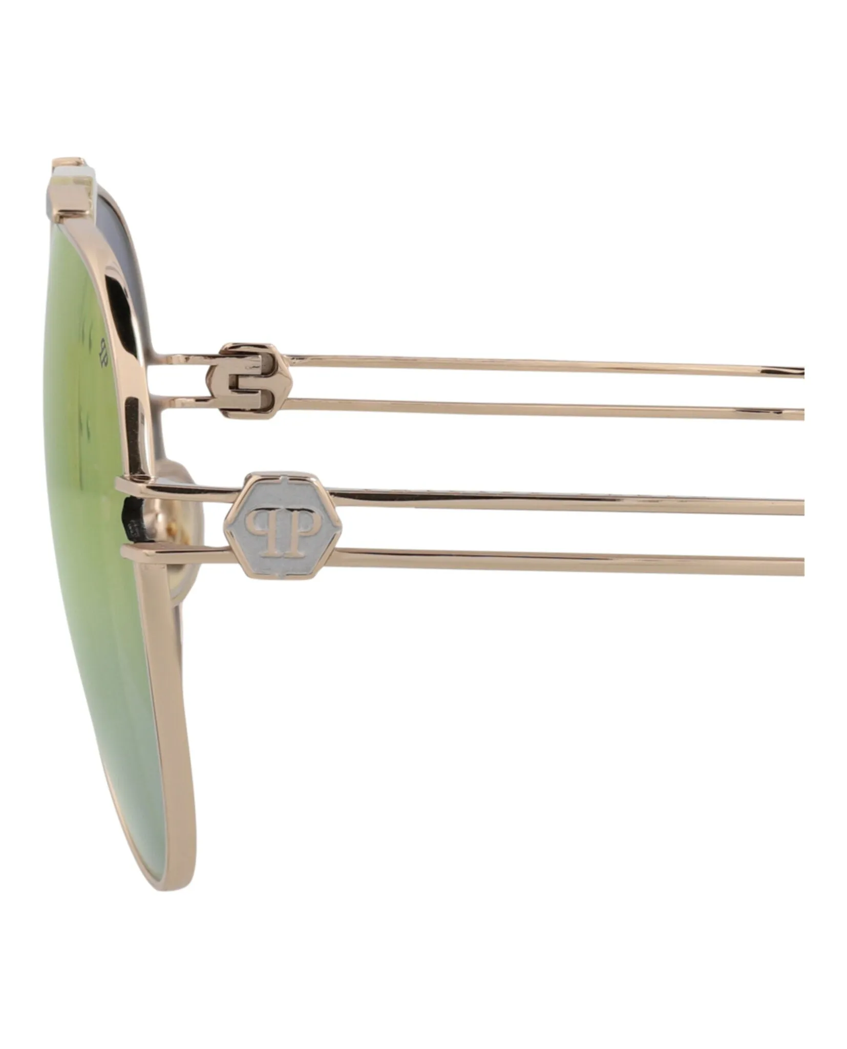 Aviator-Frame Titanium Sunglasses