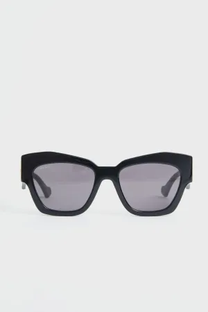 Black Rectangle Sunglasses