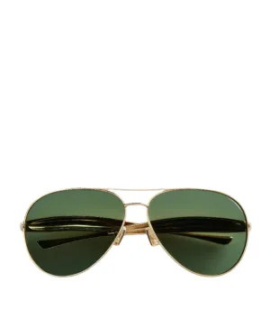 Bottega Veneta Unapologetic BV1305S Sardine Aviator Sunglasses