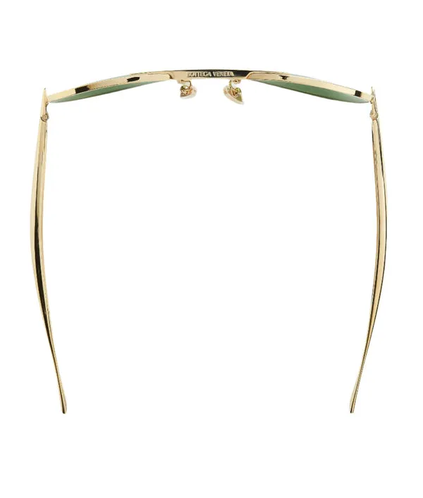 Bottega Veneta Unapologetic BV1305S Sardine Aviator Sunglasses
