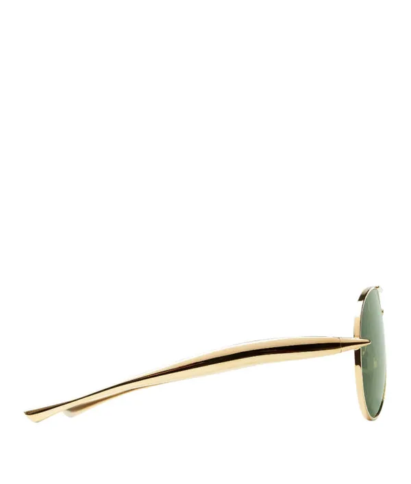 Bottega Veneta Unapologetic BV1305S Sardine Aviator Sunglasses