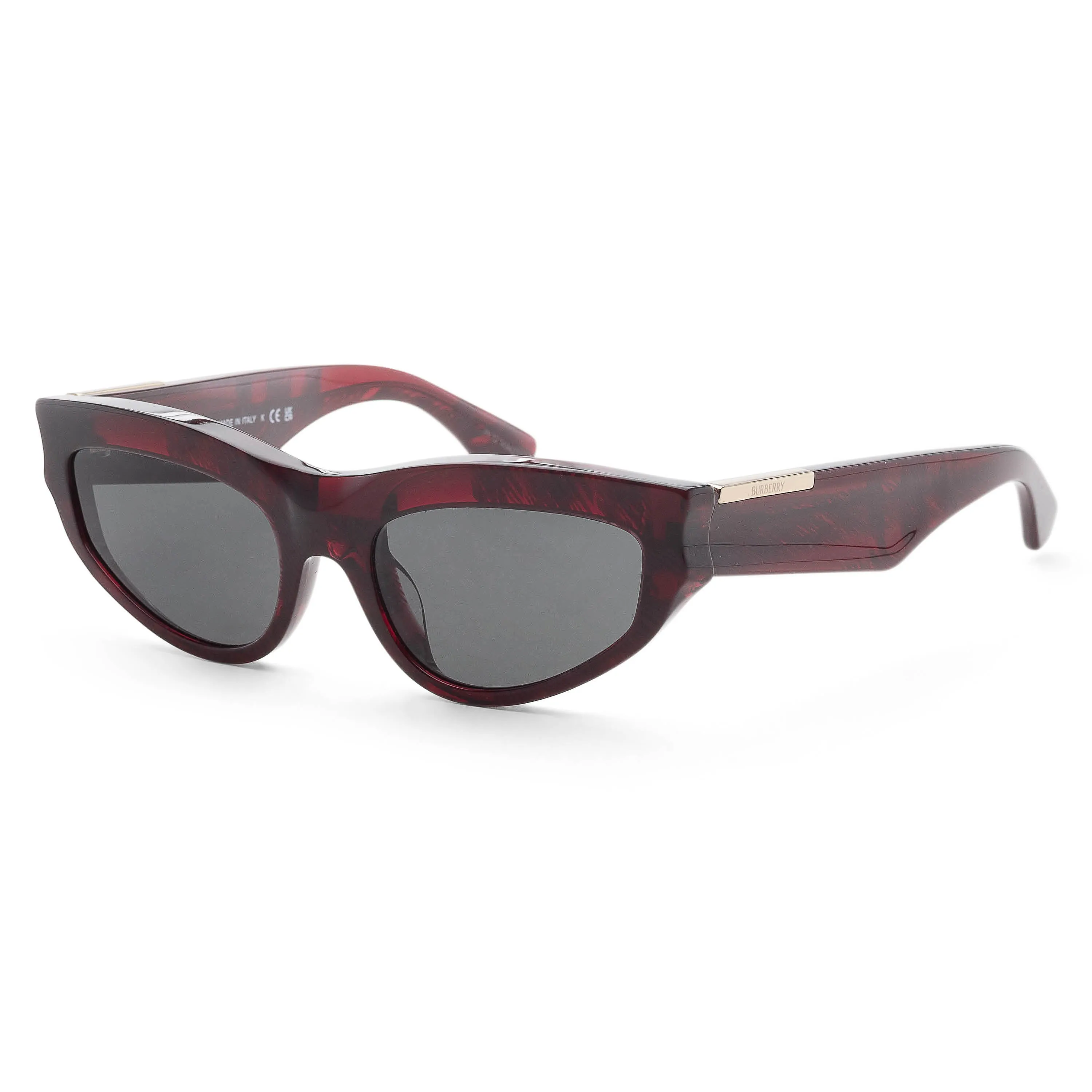 Burberry Women's 55mm Check Red Sunglasses