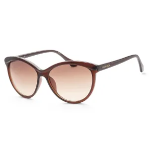 Calvin Klein Women's CK19534S-210 Fashion 58mm Crystal Brown Sunglasses