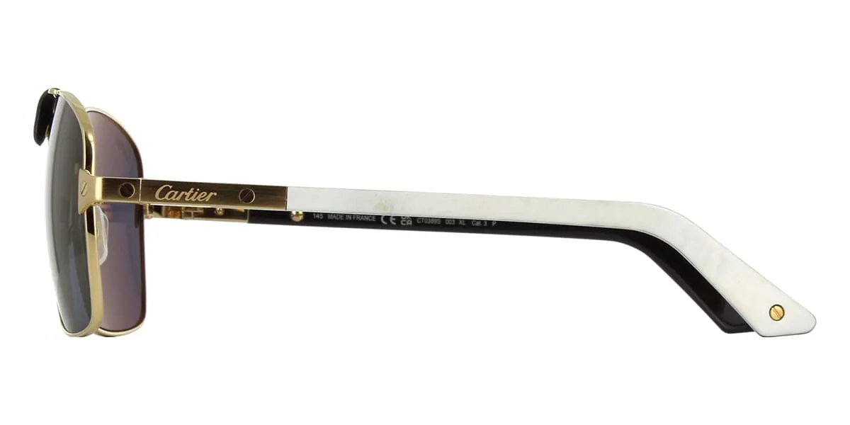Cartier Buffalo Horn CT0389S 003 5JN Polarised