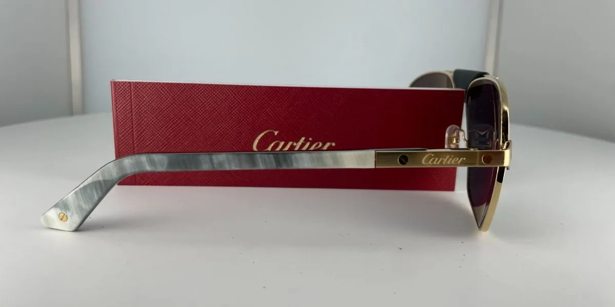 Cartier Buffalo Horn CT0389S 003 5JN Polarised
