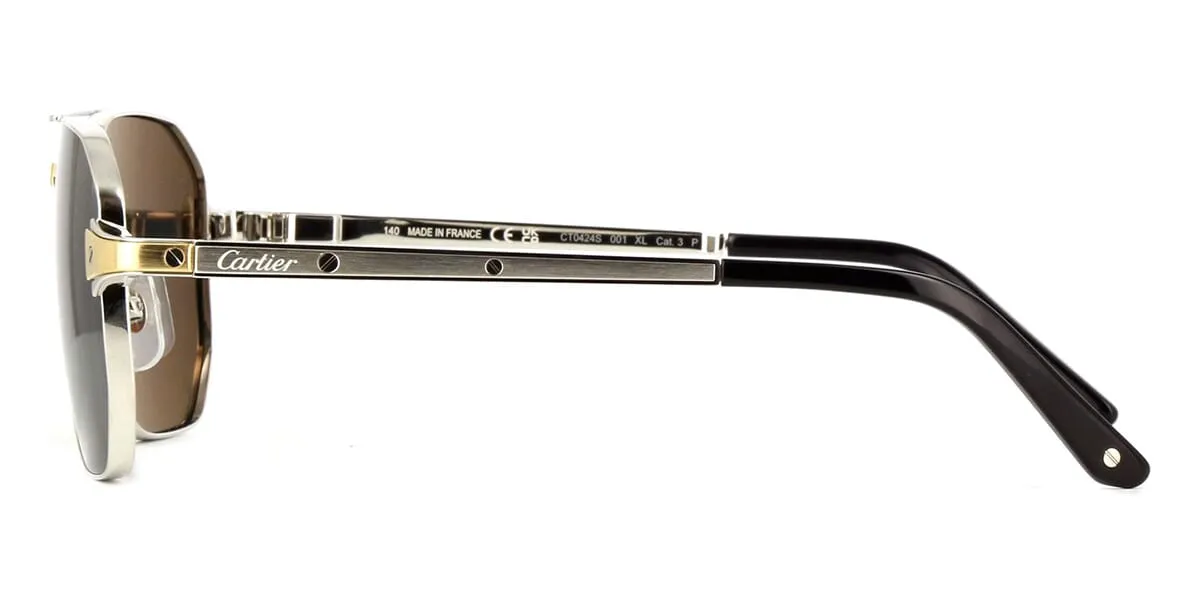Cartier CT0424S 001 Polarised