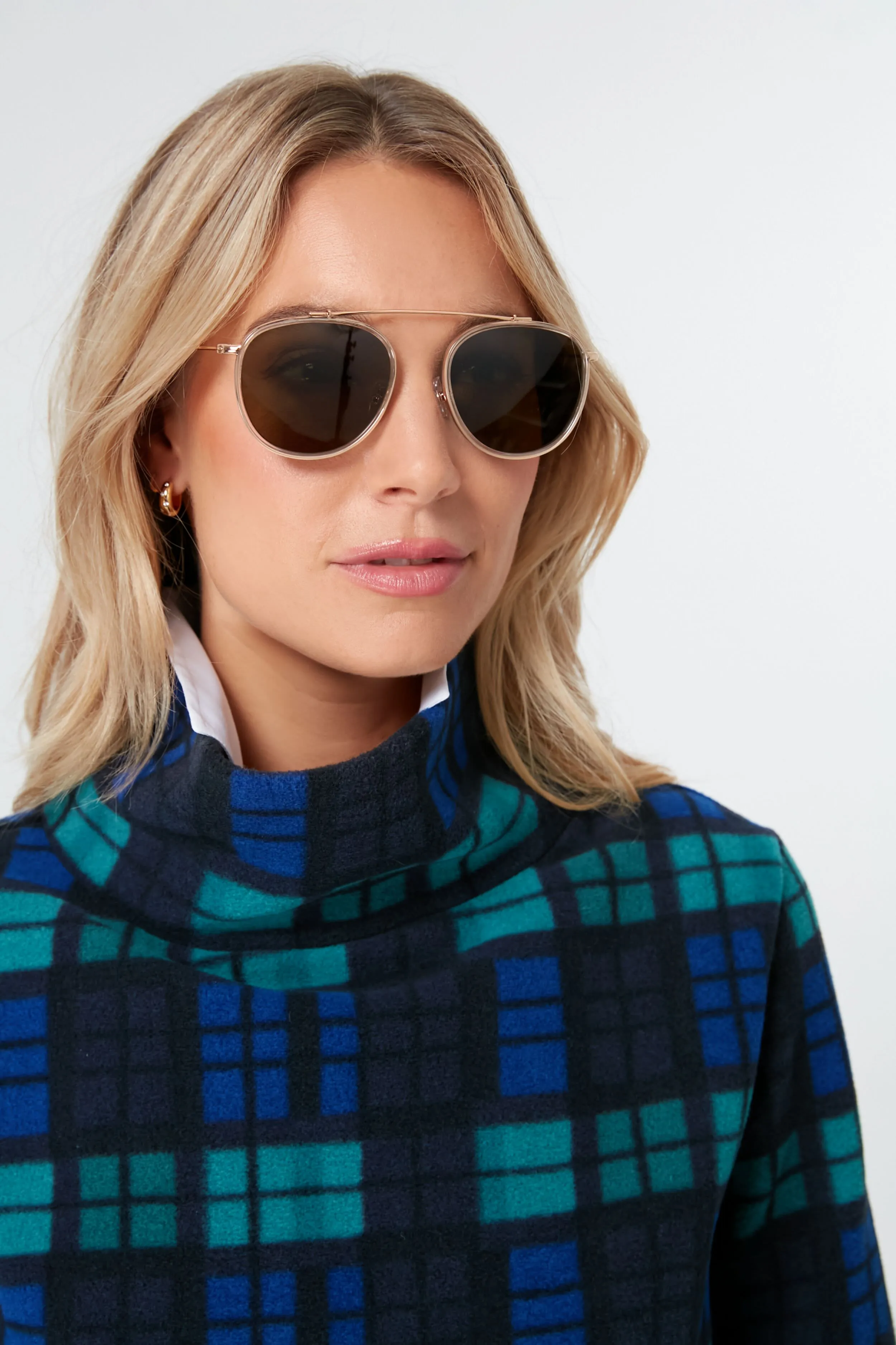Crystal 24K Polarized Chartres Sunglasses