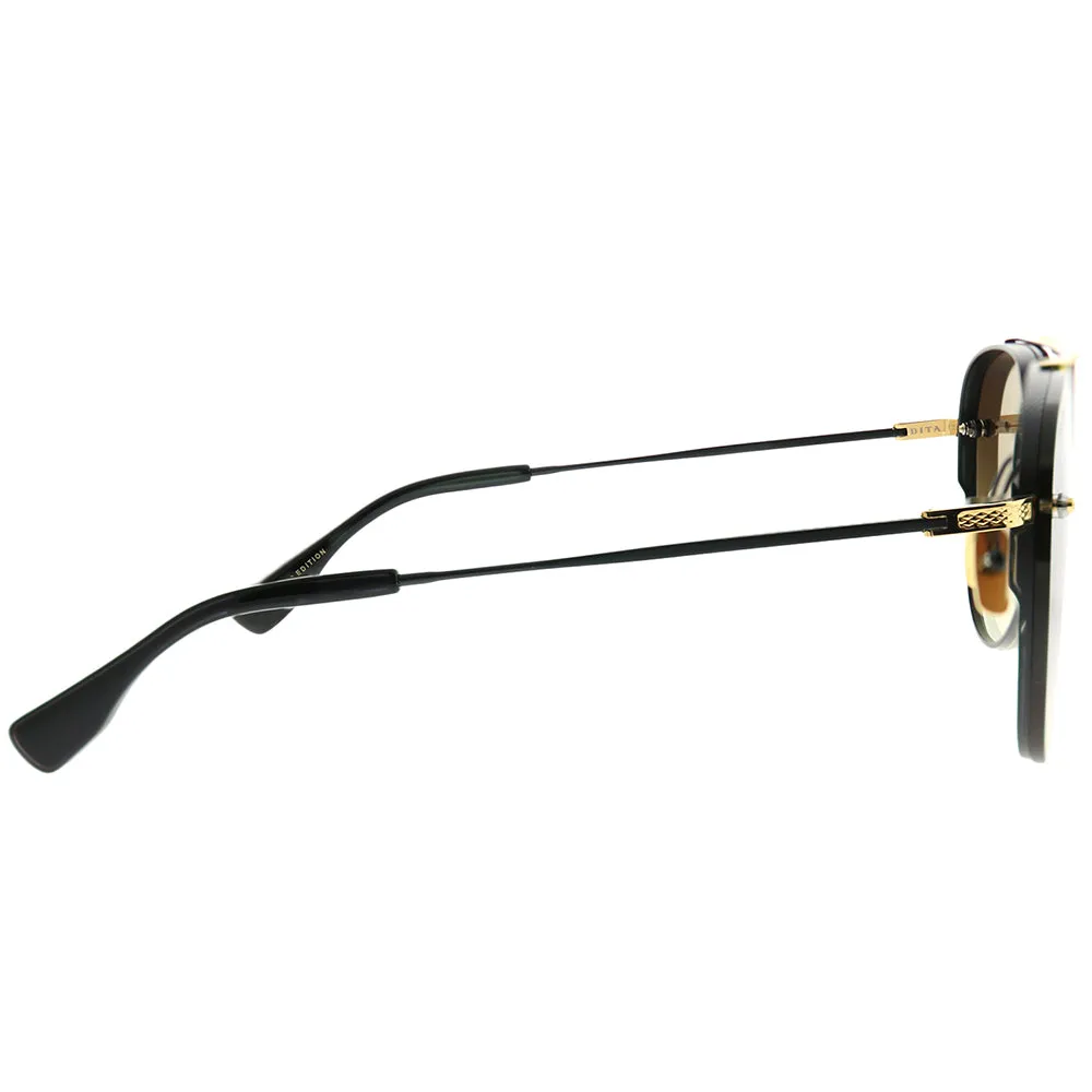 Dita Decade-Two DRX-2082-B-BLK-GLD-62 Unisex Aviator Sunglasses