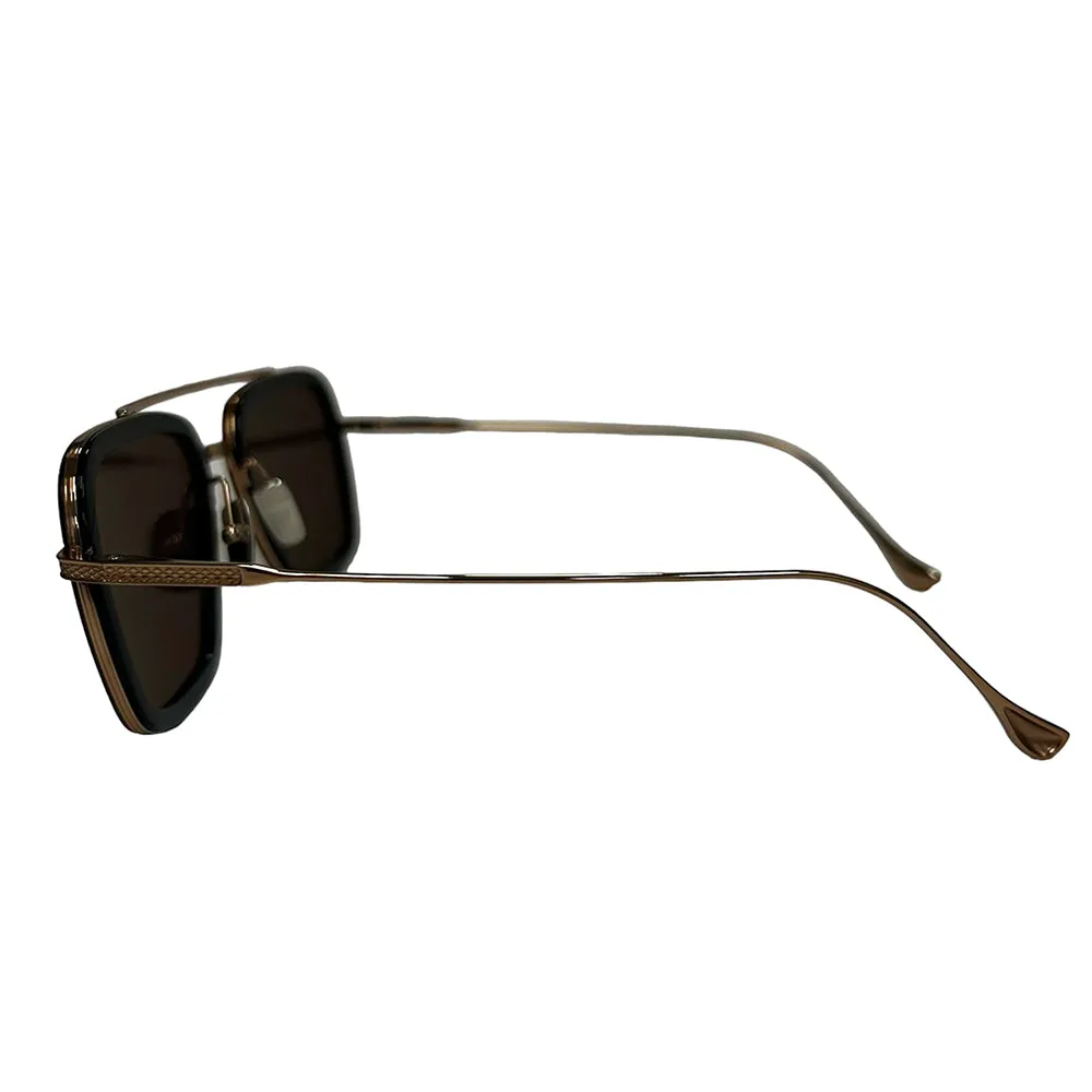 Dita Flight.006 DT 7806-E-BLK-RGD-52 Unisex Aviator Sunglasses