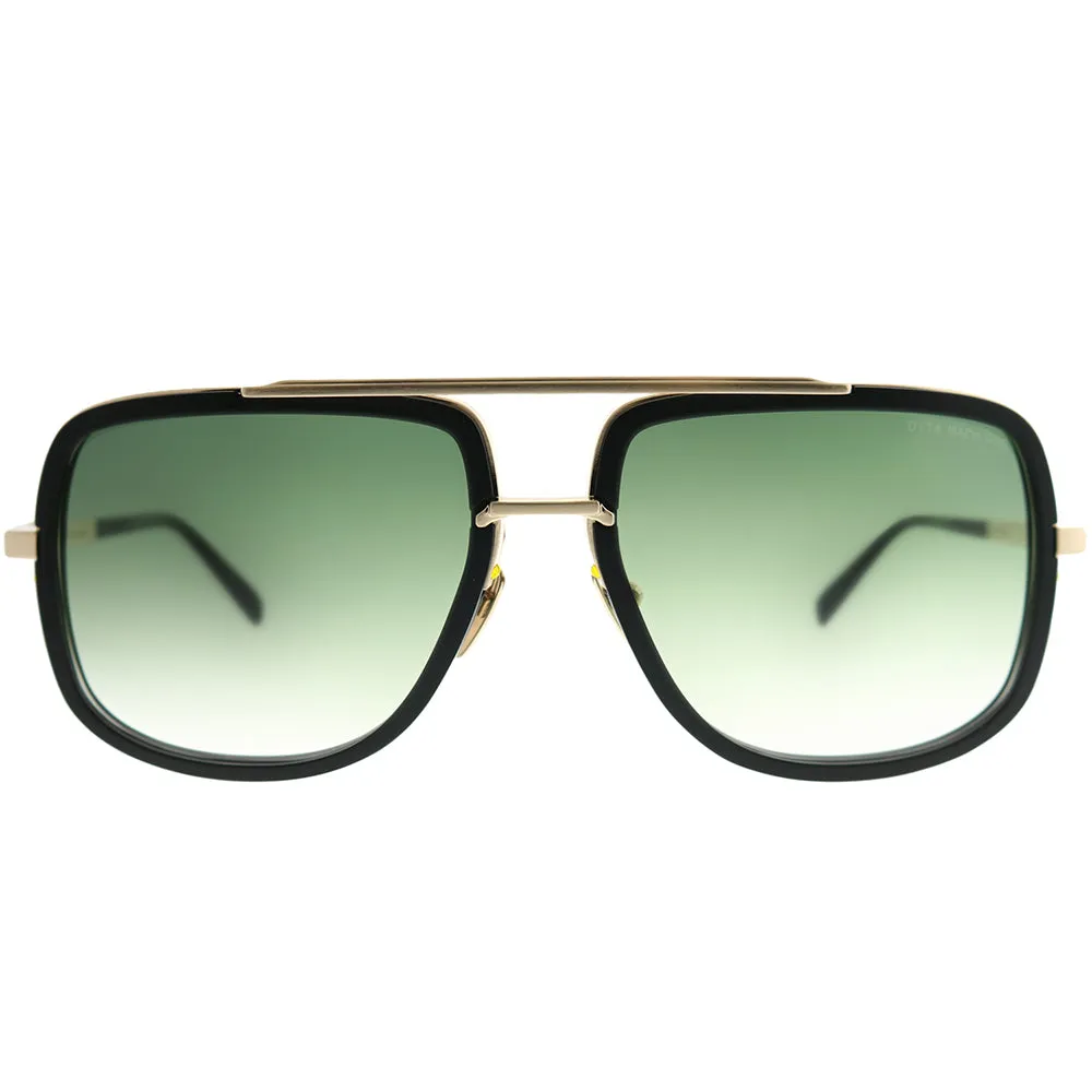 Dita Mach-One DRX-2030-F-BLK-12K-59 Unisex Aviator Sunglasses