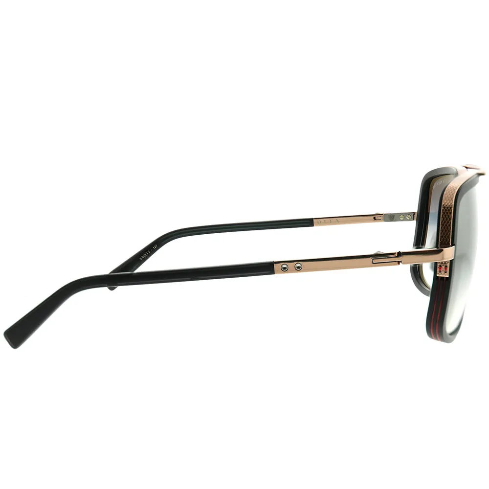 Dita Mach-One DRX-2030-L-BLK-RGD-59 Unisex Aviator Sunglasses