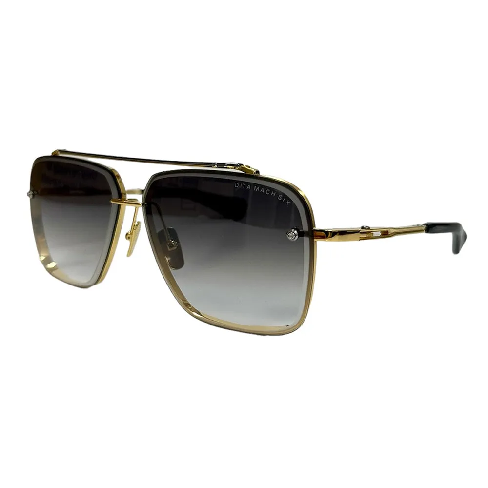 Dita Mach-Six DT DTS121-62-01 Unisex Aviator Sunglasses
