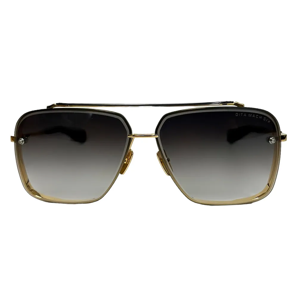 Dita Mach-Six DT DTS121-62-01 Unisex Aviator Sunglasses