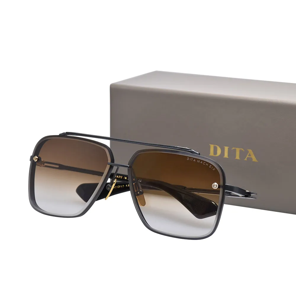 Dita Match-Six DT DTS121-62-03 Unisex Aviator Sunglasses