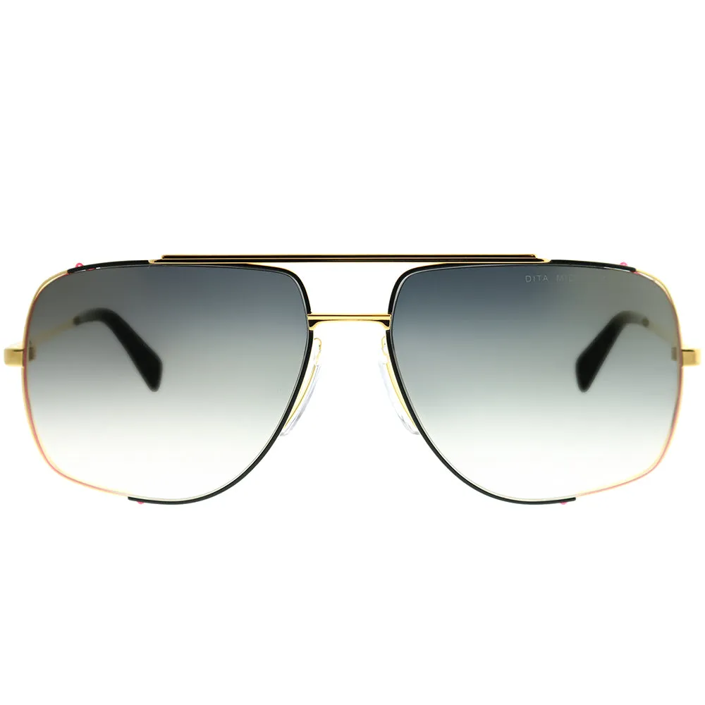 Dita Midnight Special DRX-2010-L-GLD-BLK-60 Unisex Aviator Sunglasses