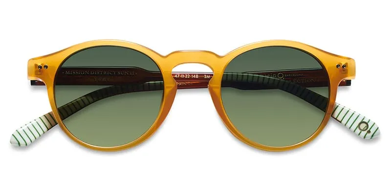 Etnia Barcelona Vintage Collection Mission District Sun II YWHV - As Seen on Kate Mara & Kim Catrall