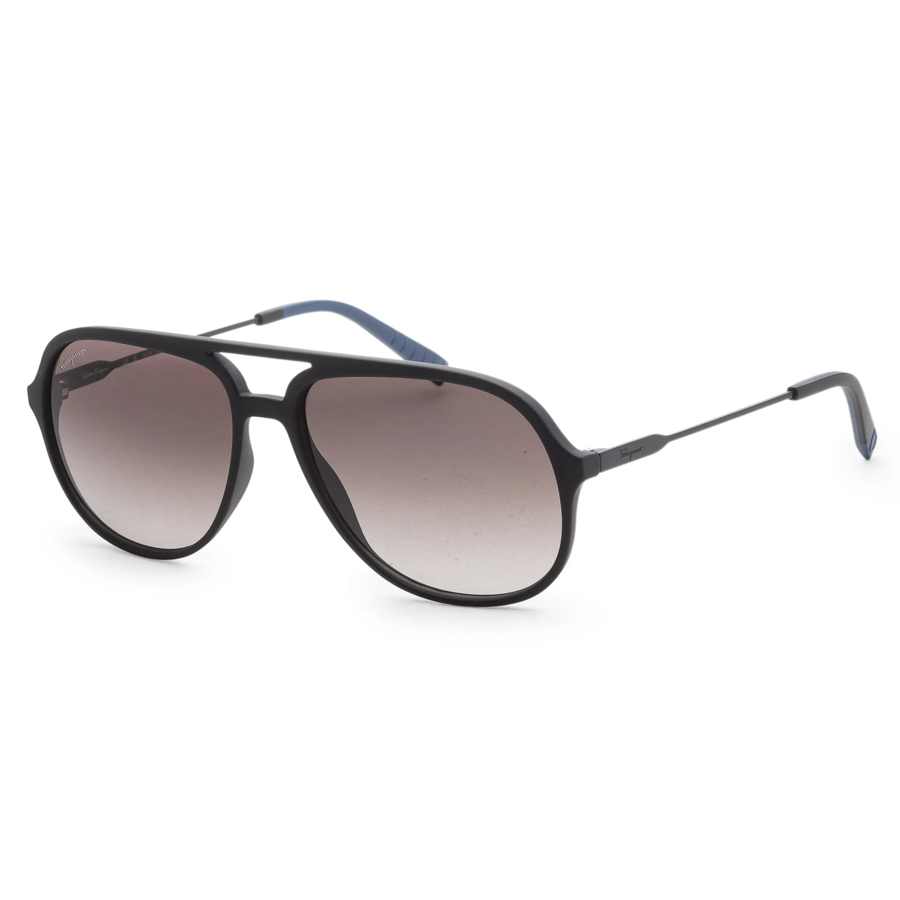 Ferragamo Men's 60mm Black Sunglasses