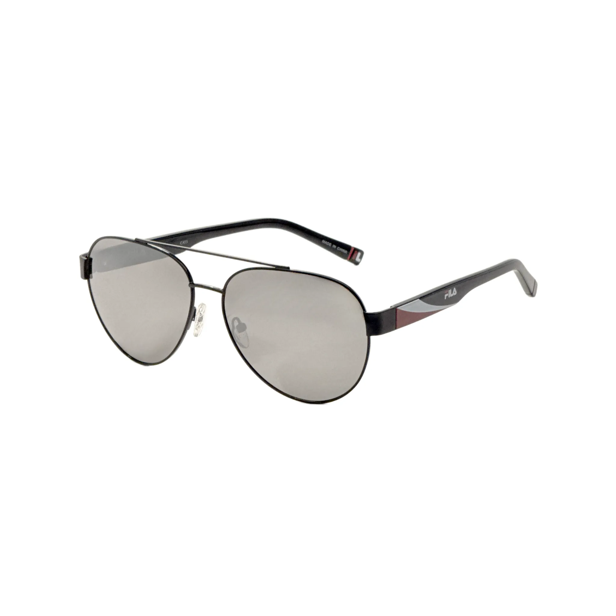 Fila Unisex 61 mm Black Sunglasses