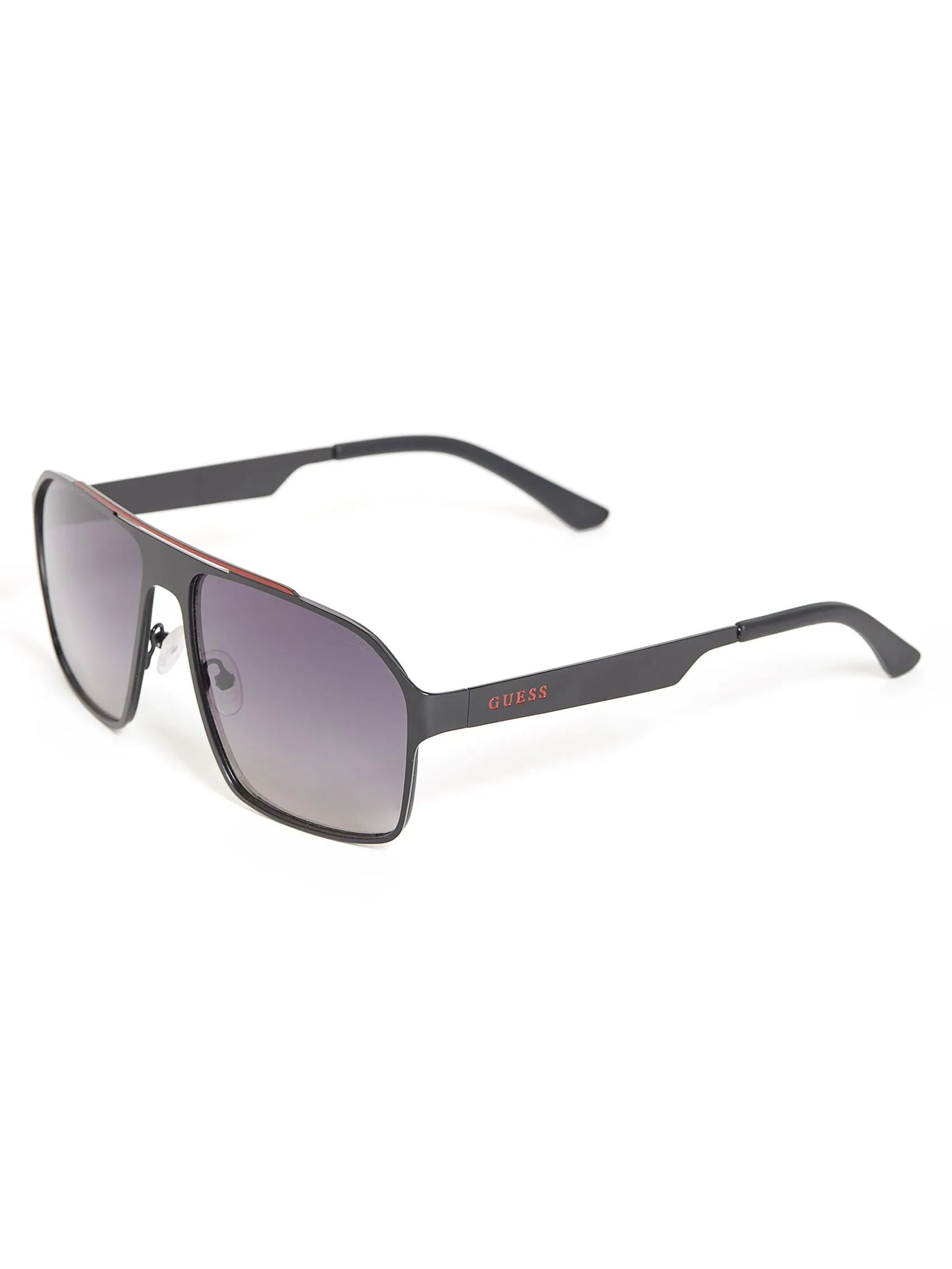 Flat Aviator Metal Sunglasses