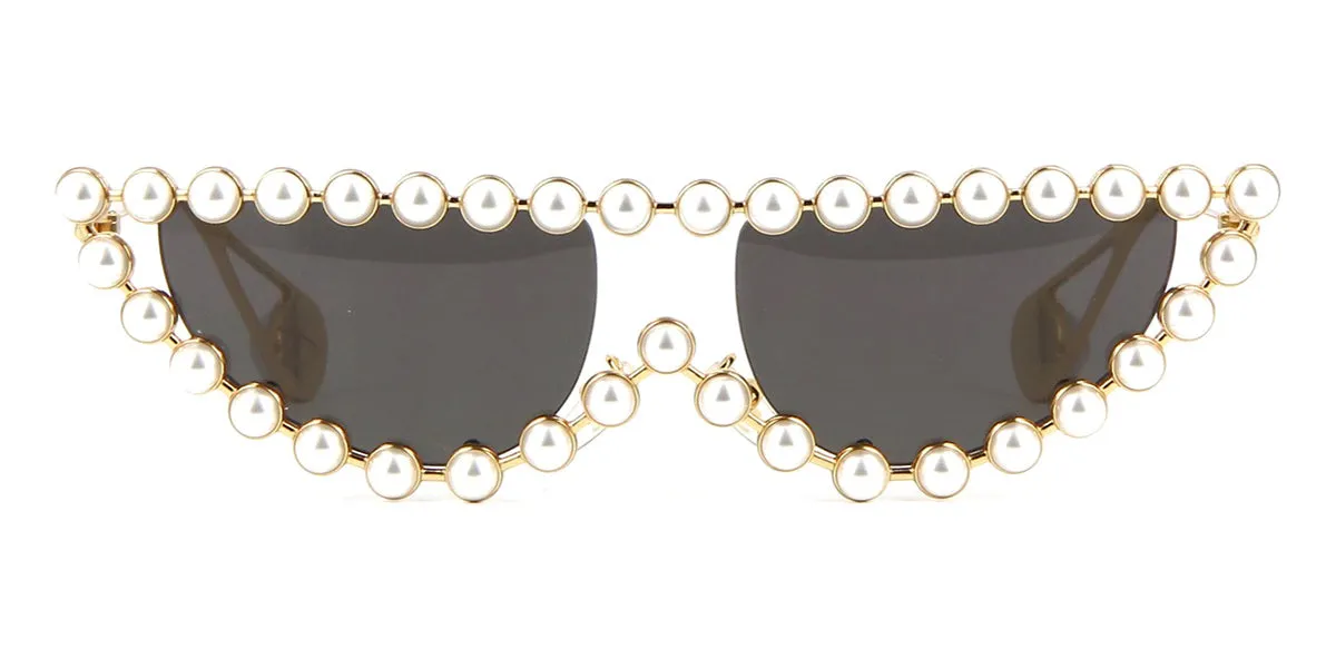 Gucci Hollywood Forever GG0364S 004 Gold with Pearl - As Seen On Kylie Jenner