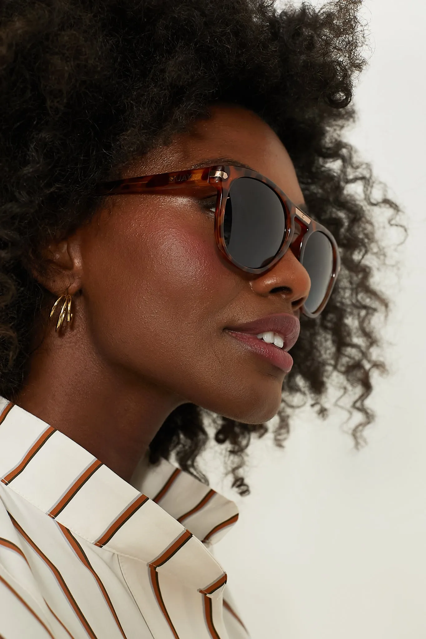 Honey Tort Slicked Back Sunglasses
