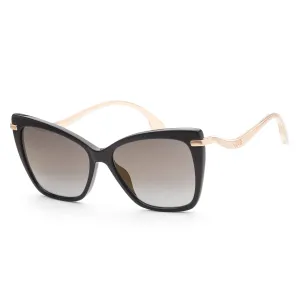 Jimmy Choo Women's SELBYGS-0807-FQ 57mm Black Sunglasses
