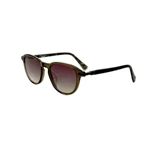 John Varvatos Men's 51 mm Olive Crystal Sunglasses