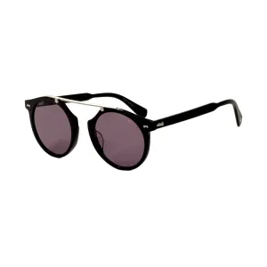 John Varvatos Men's 61 mm Black Gold Sunglasses