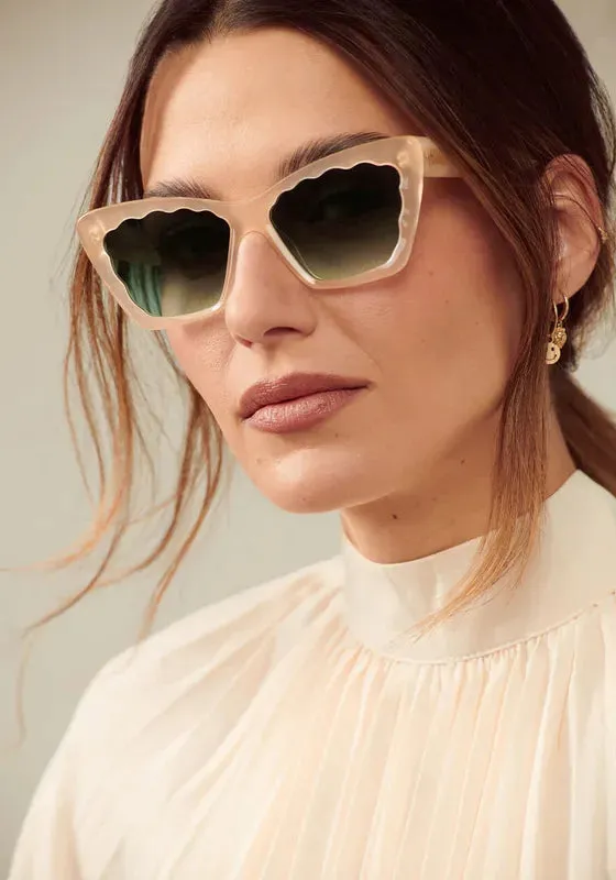 Krewe Brigitte Sunglasses - Blonde
