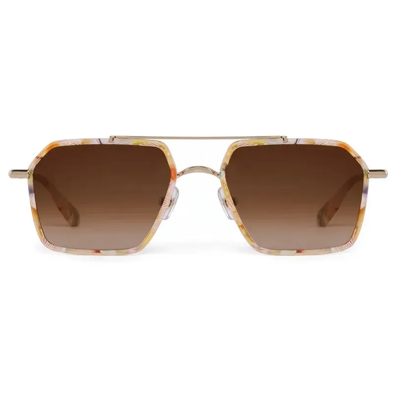 Krewe Emery Sunglasses - 12K   Glace