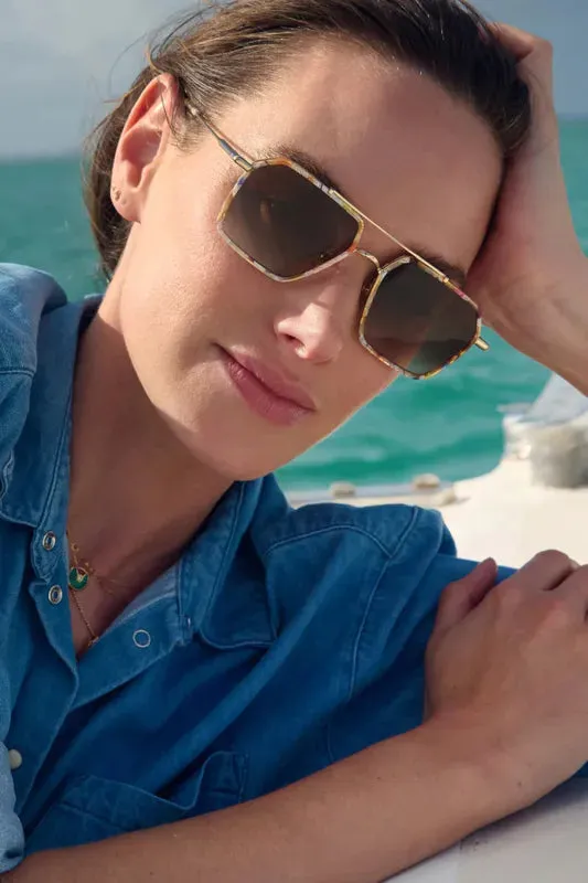 Krewe Emery Sunglasses - 12K   Glace