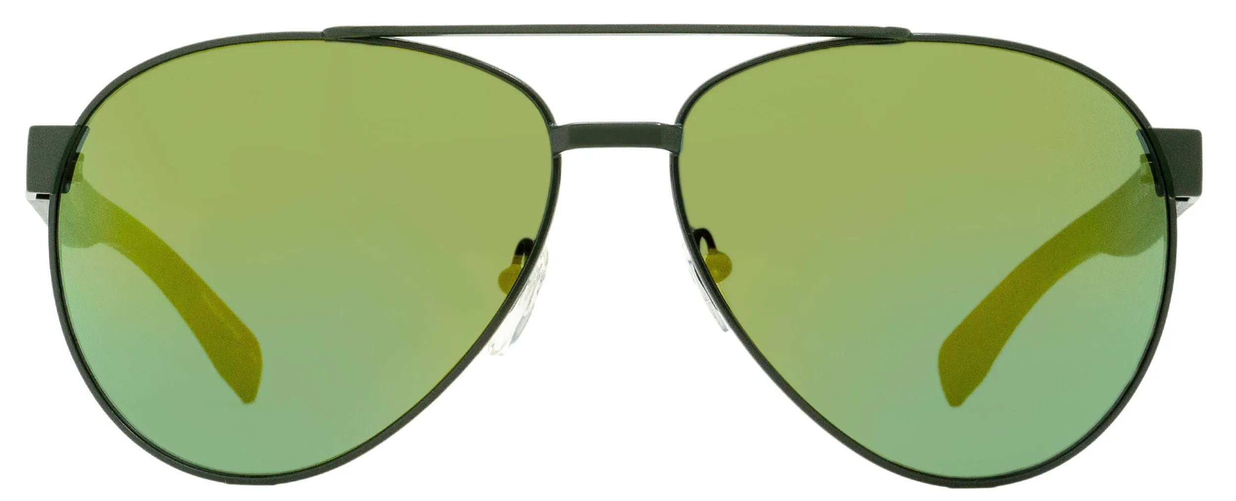 Lacoste Unisex Aviator Sunglasses L185S 315 Dark Green 60mm