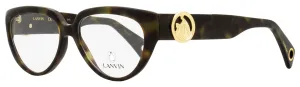 Lanvin Women's Cat Eye Eyeglasses LNV2600 317 Green Havana 55mm