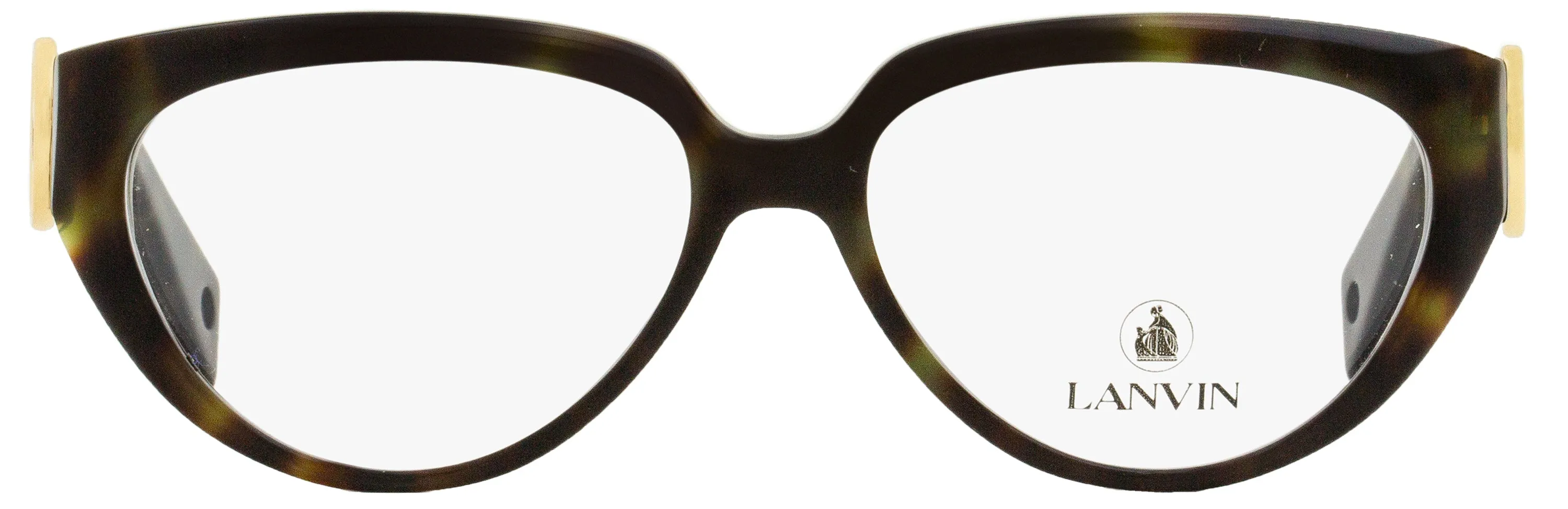 Lanvin Women's Cat Eye Eyeglasses LNV2600 317 Green Havana 55mm
