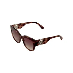 Longchamp Women's 52 mm Rose Havana Sunglasses