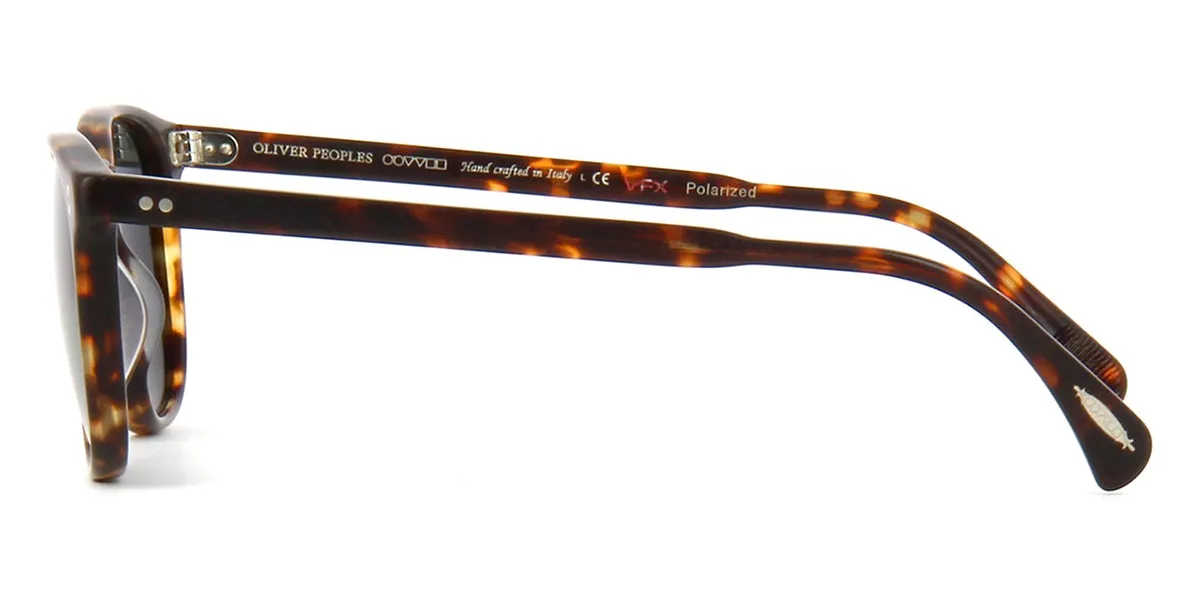 Oliver Peoples Finley Esq. Sun OV5298SU 1454/O9 Matte Sable Tortoise/Green Mirror Gold Polarised VFX