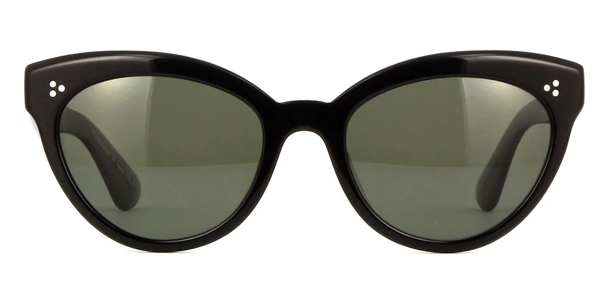 Oliver Peoples Roella OV5355SU 1005/9A Black/G15 Green Polarised - As Seen On Leslie Mann & Rosie Huntington-Whiteley