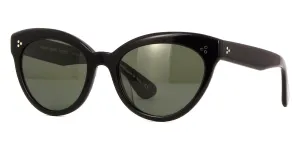 Oliver Peoples Roella OV5355SU 1005/9A Black/G15 Green Polarised - As Seen On Leslie Mann & Rosie Huntington-Whiteley
