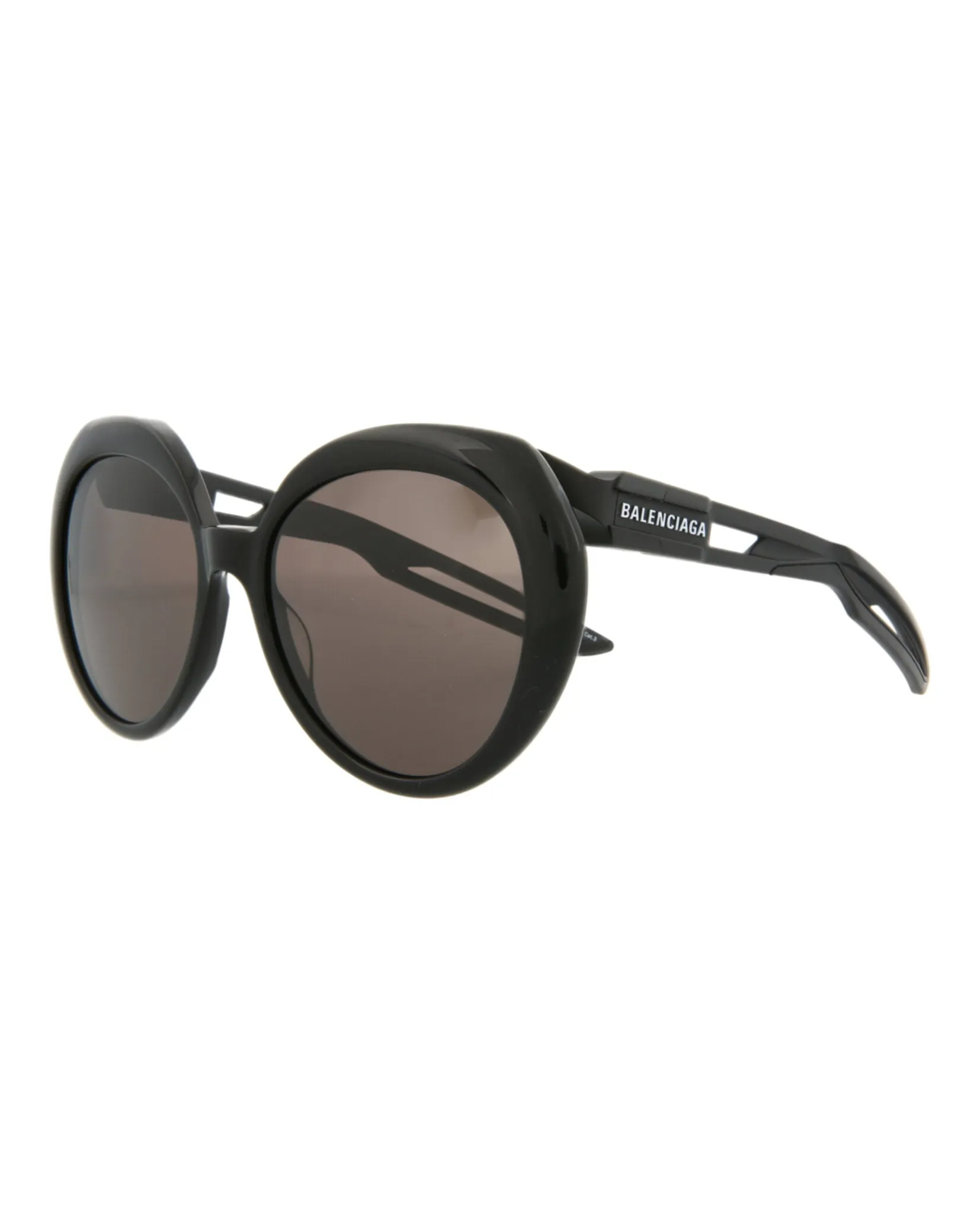 Oval-Frame Acetate Sunglasses