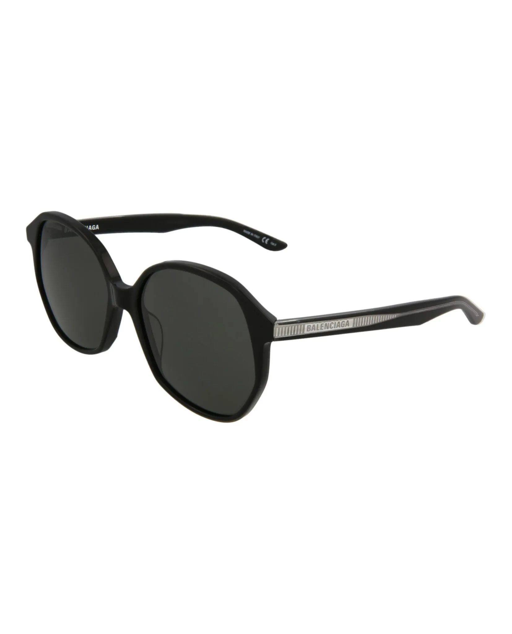Oversized Round Acetate Sunglasses