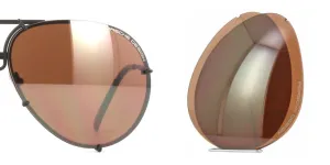 Porsche Design P8478 Lens Set - V657 Orange Brown Lenses