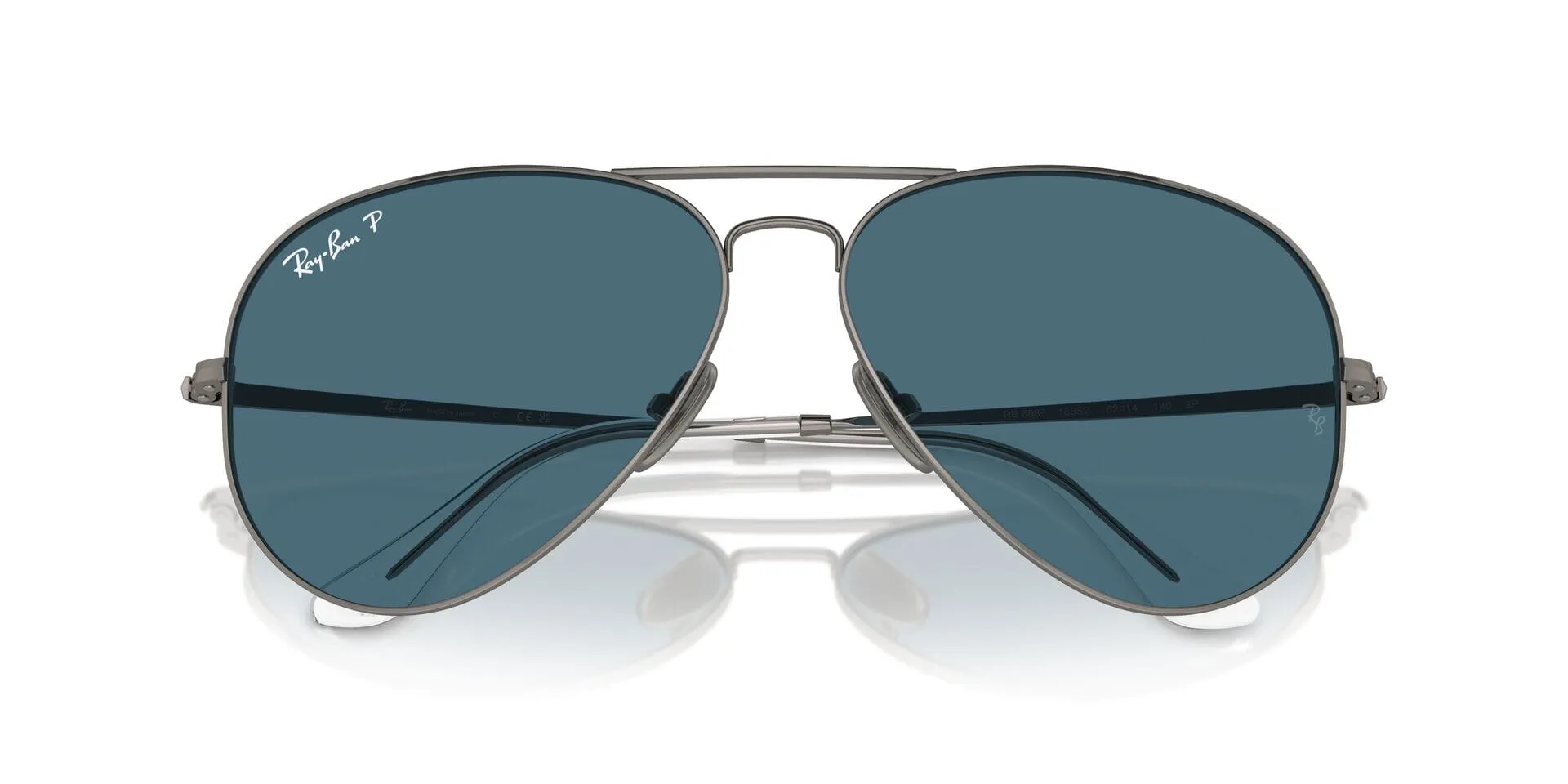 Ray-Ban Aviator Titanium RB 8089 165/S2 Polarised - As Seen On Jean-Claude Van Damme