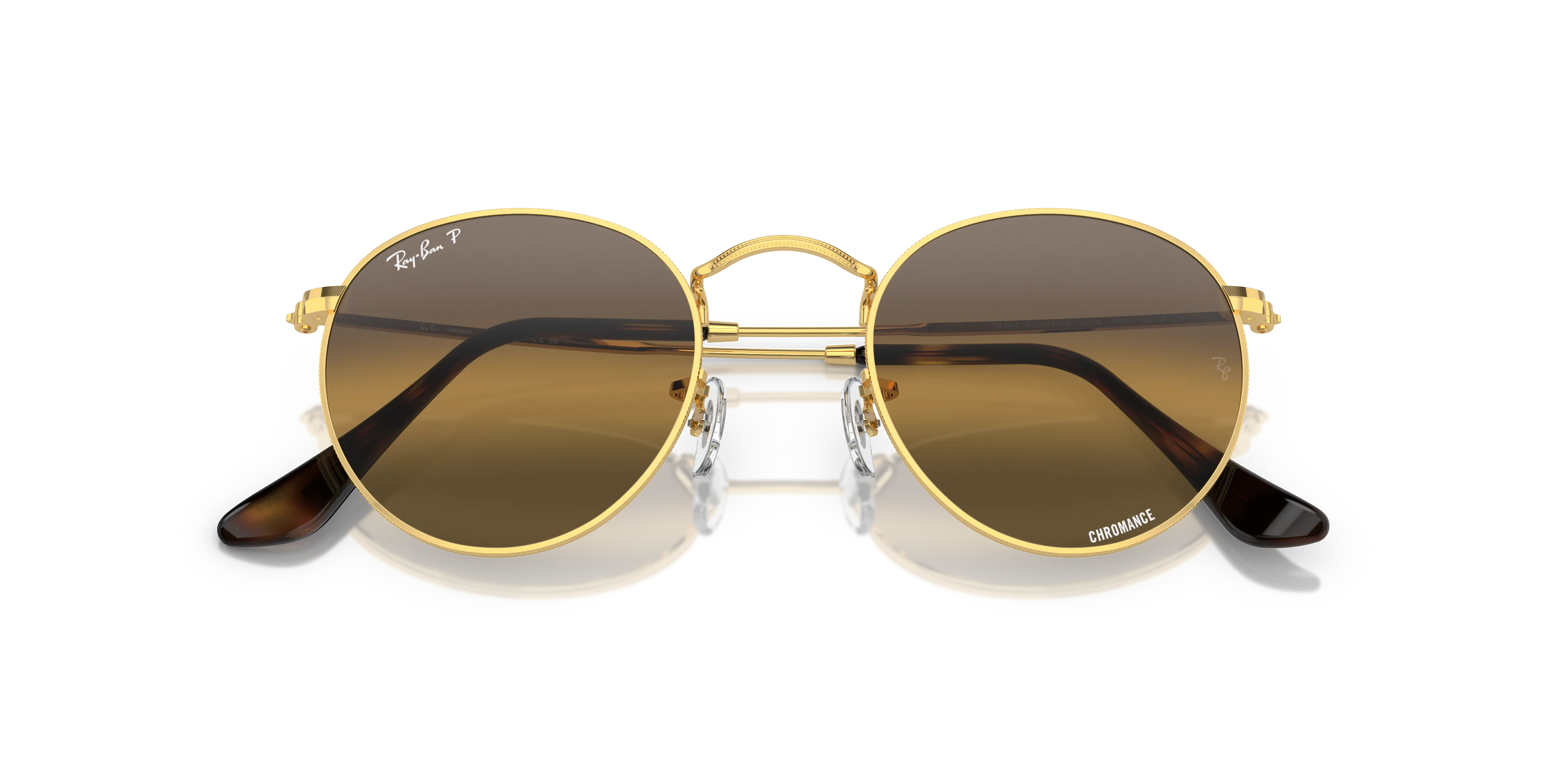 Ray-Ban Round Metal RB3447 001/G5