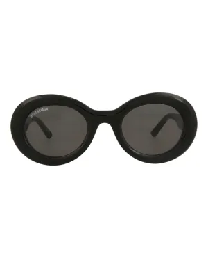 Round-Frame Acetate Sunglasses