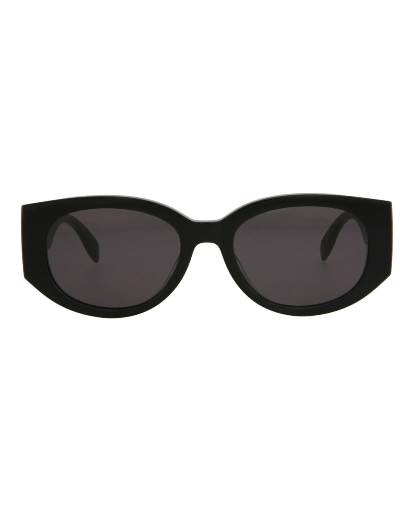 Round-Frame Acetate Sunglasses